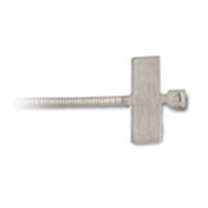 4 inch Identification Cable Ties, Horizontal, Natural Nylon, 1000/bag