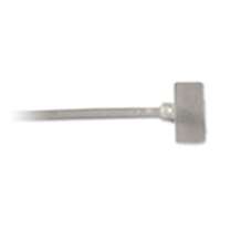 4 inch Identification Cable Ties, Horizontal, Natural Nylon, 1000/bag