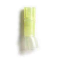 Yellow Nylon Female Disconnect, Heat Shrink Fully Insulated AWG 12-10 (100/bag)