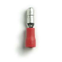 Snap Plugs Male Nylon Insulated Red 22-18 AWG .156 Tab (100/Bag)
