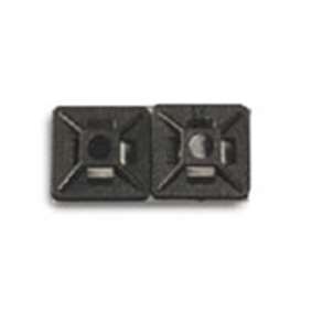 uv black cable tie mounting base