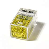 Push-In Wire Connectors  2 port - Yellow (500/Bag)