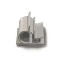 Round Side Entry Adhesive Back Clip .252 Max. Holding Diam. (500 Per Bag)