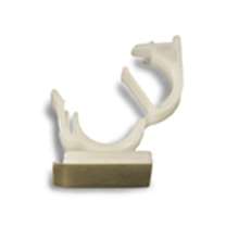 Tension Clip Easy-Lock Adhesive Mount .315-.394 In. Bundle (500/Bag)