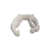 Cable Clamp Snap Clip, natural nylon, bundle diameter .138-.217 inch   500/bag