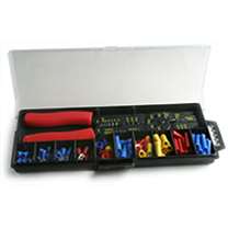 Stripper/Crimper Tool Kit - with 99 Terminals/Connectors