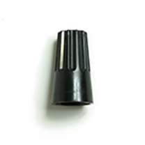Black Screw-On Wire Connectors, High Temperature, D Large (500/Bag)