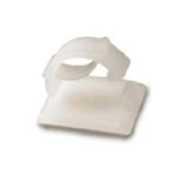 Optical Fiber Cable Clips, adhesive back, snap close, 5C-2V hold diameter – 200/bag