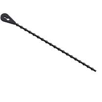 9 inch UV Black Beaded Cable Ties, Nylon  (1000/Bag)
